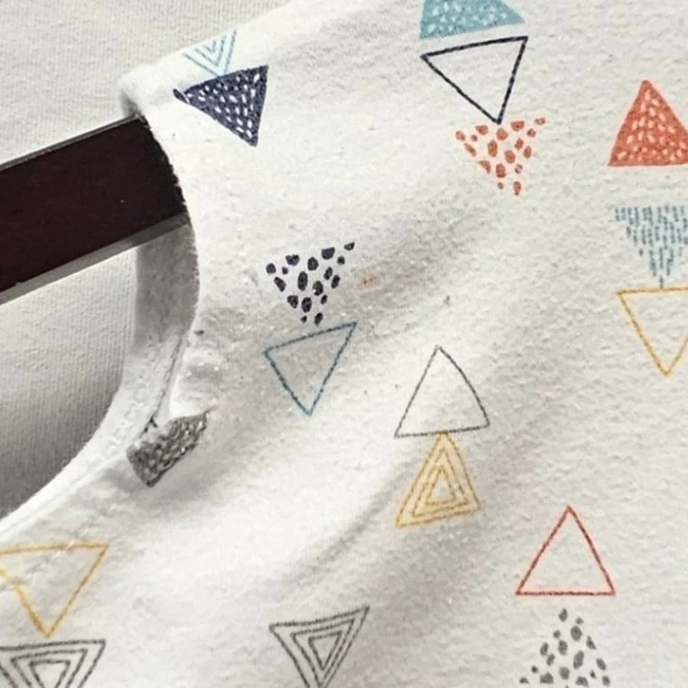HALO SleepSack Swaddle Kids Small White Triangle Geometric‎ Wearable Blanket